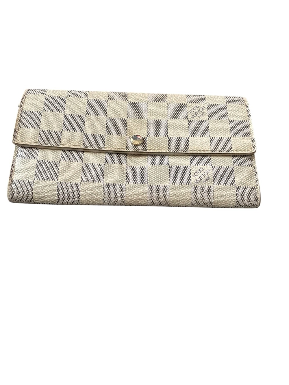 ✨ Authentic Louis Vuitton Damier Azur Sarah Wallet - Made in France ✨